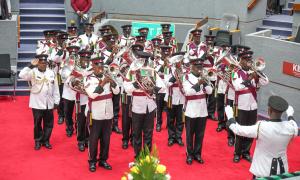 Administration Police Band performs at the 3rd Annual General Meeting